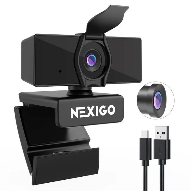 nexigo-n60-1080p-webcam-mit-verzerrungsfreier-linse-und-mikrofon image 1