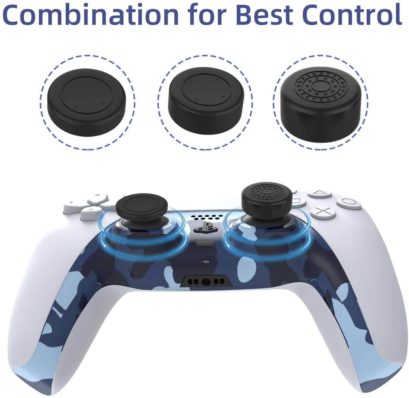 nexigo-ps5-controller-faceplate-mit-thumb-grips image 8