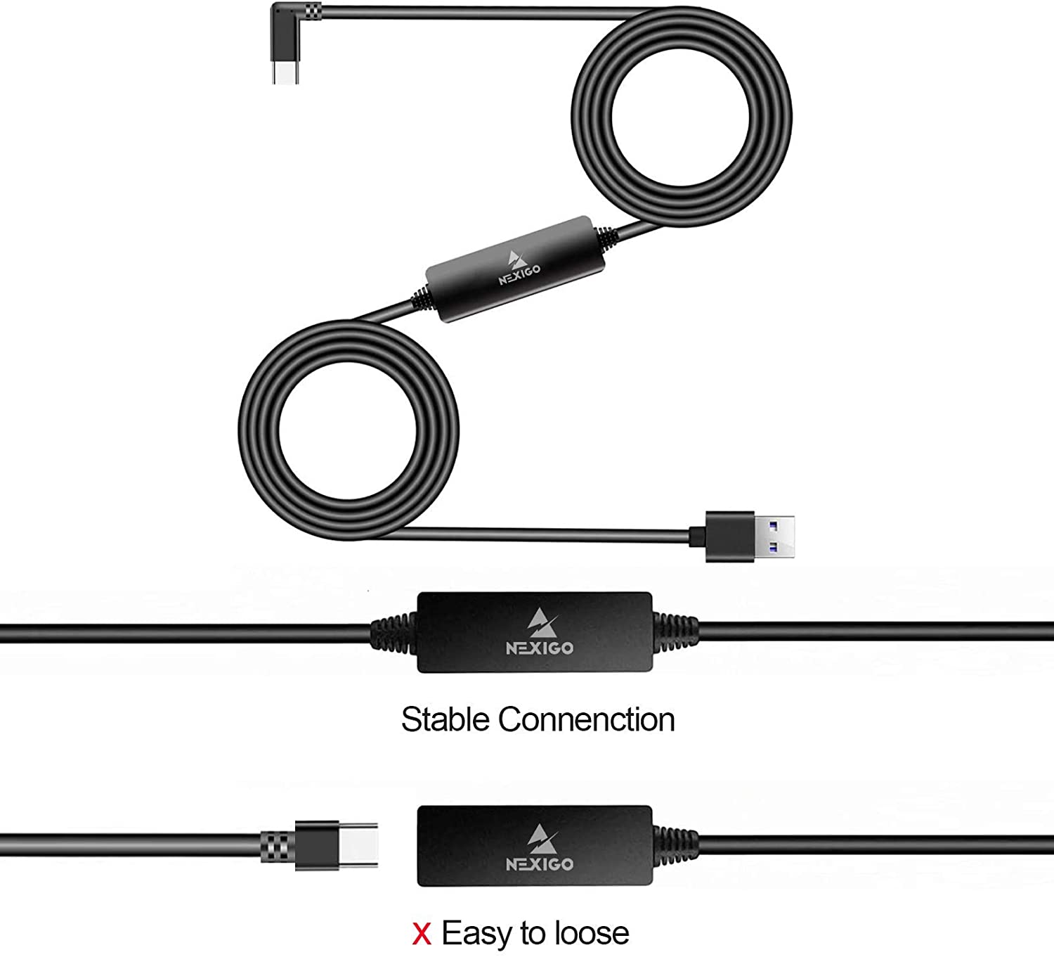 nexigo-32ft-link-kabel-f-r-meta-oculus-quest-usb-c-auf-usb-a-5-gbps image 5