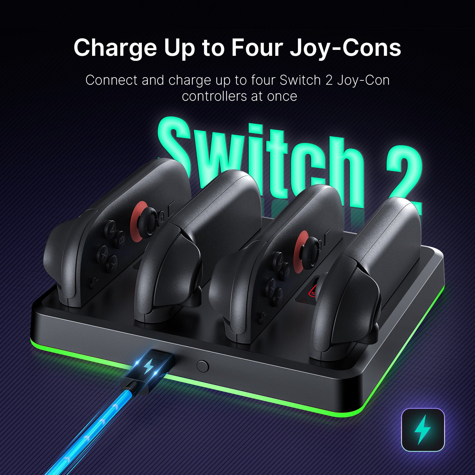 nexigo-controller-charger-dock-f-r-nintendo-switch-2-4x-joy-con image 3