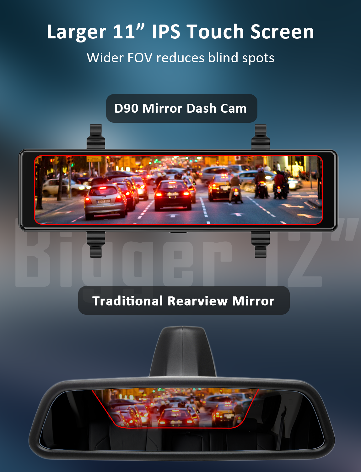 nexigo-d90-4k-mirror-dashcam-mit-dual-sony-sensoren image 4