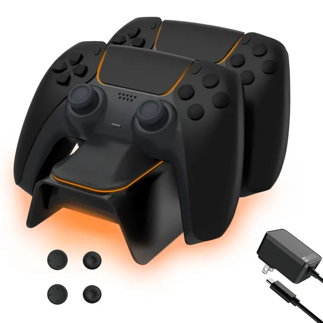 nexigo-ps5-controller-charger-mit-thumb-grip-kit image 1