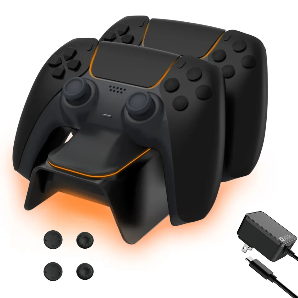 nexigo-ps5-controller-charger-mit-thumb-grip-kit image 1