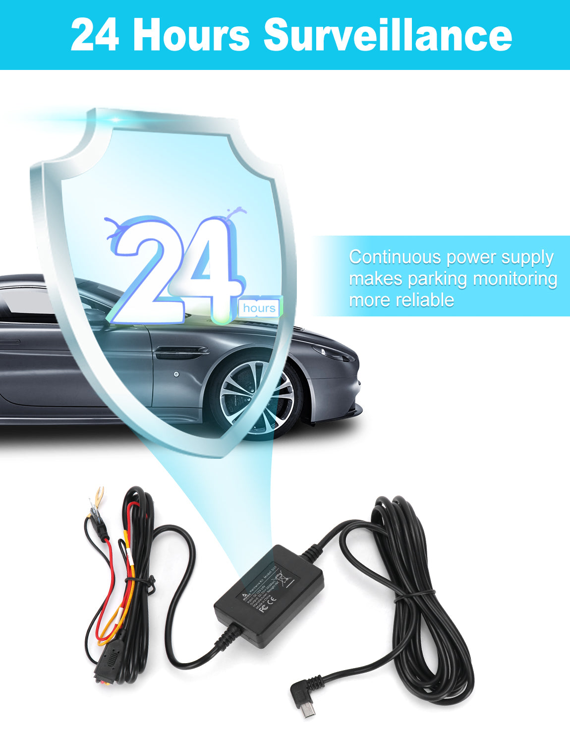 nexigo-hardwire-kit-mit-fuse-kit-f-r-d10-d101-d102-dashcam image 6