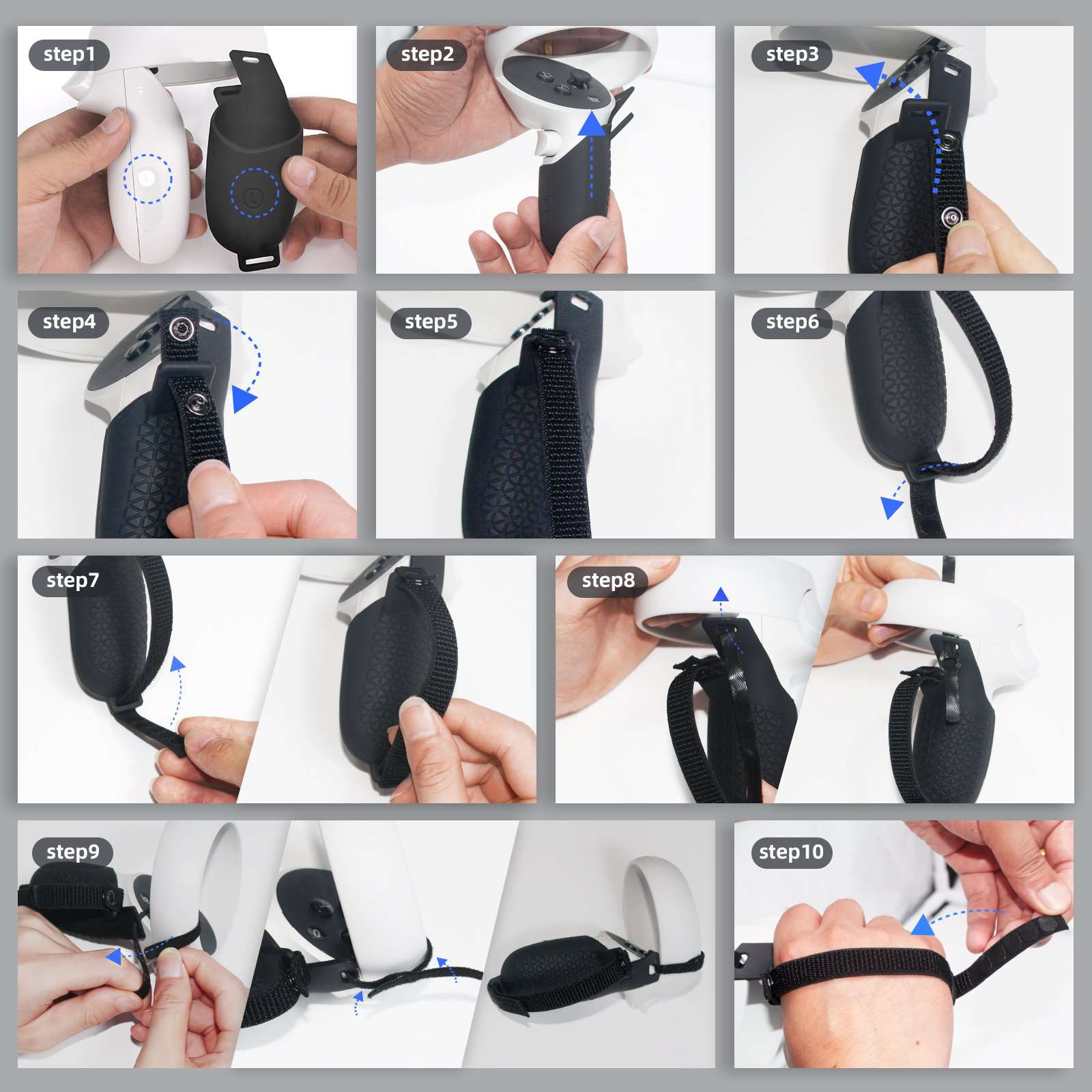nexigo-controller-grip-cover-mit-handschlaufen-f-r-oculus-quest-2-schwarz image 6