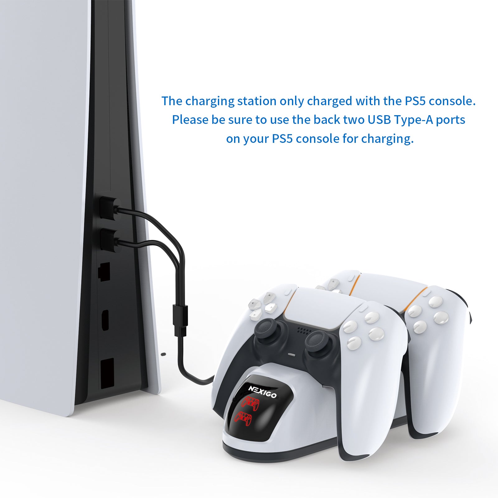 nexigo-upgraded-ps5-controller-charger-ladestation image 6