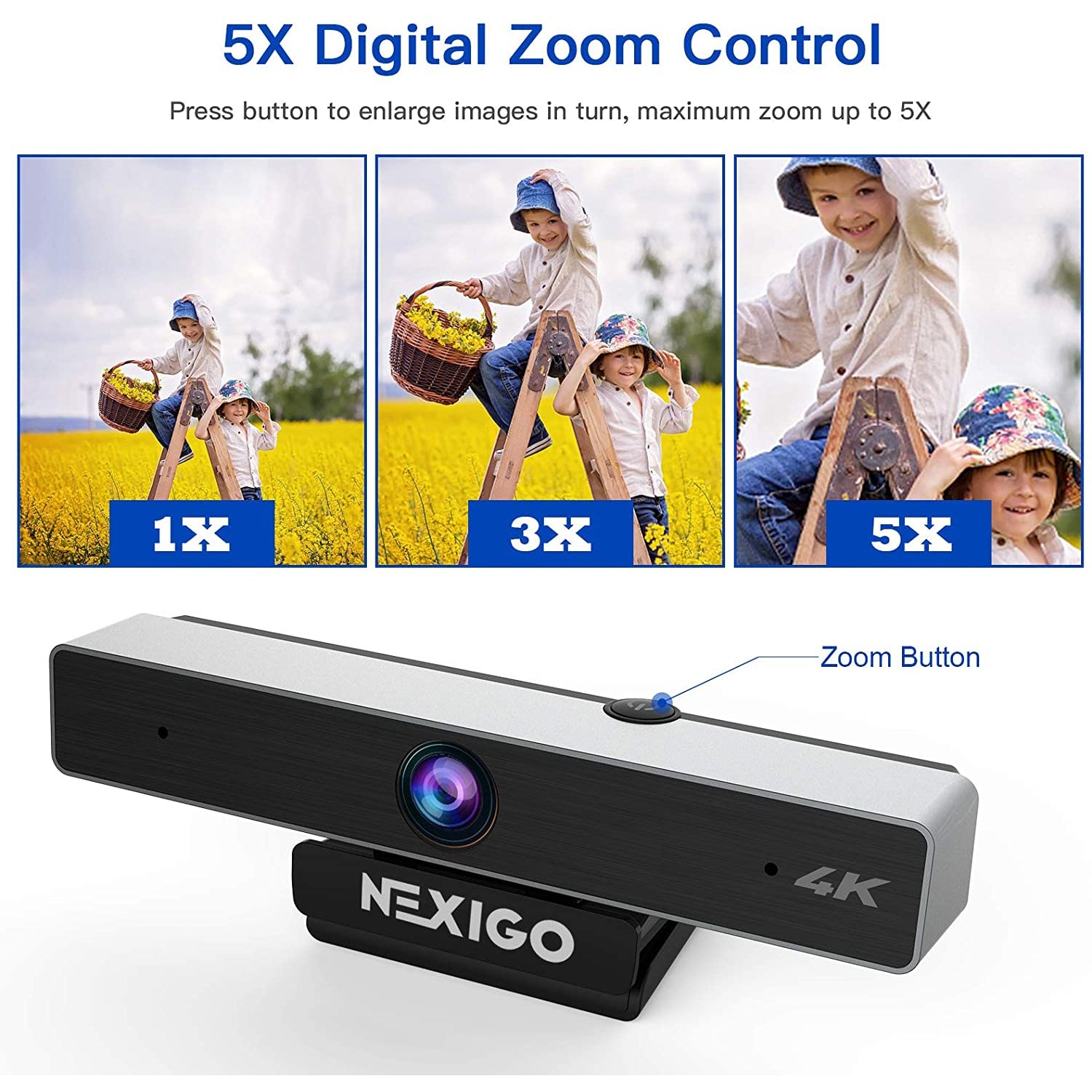 nexigo-n950-4k-webcam-mit-fixed-focus-und-zoom image 3
