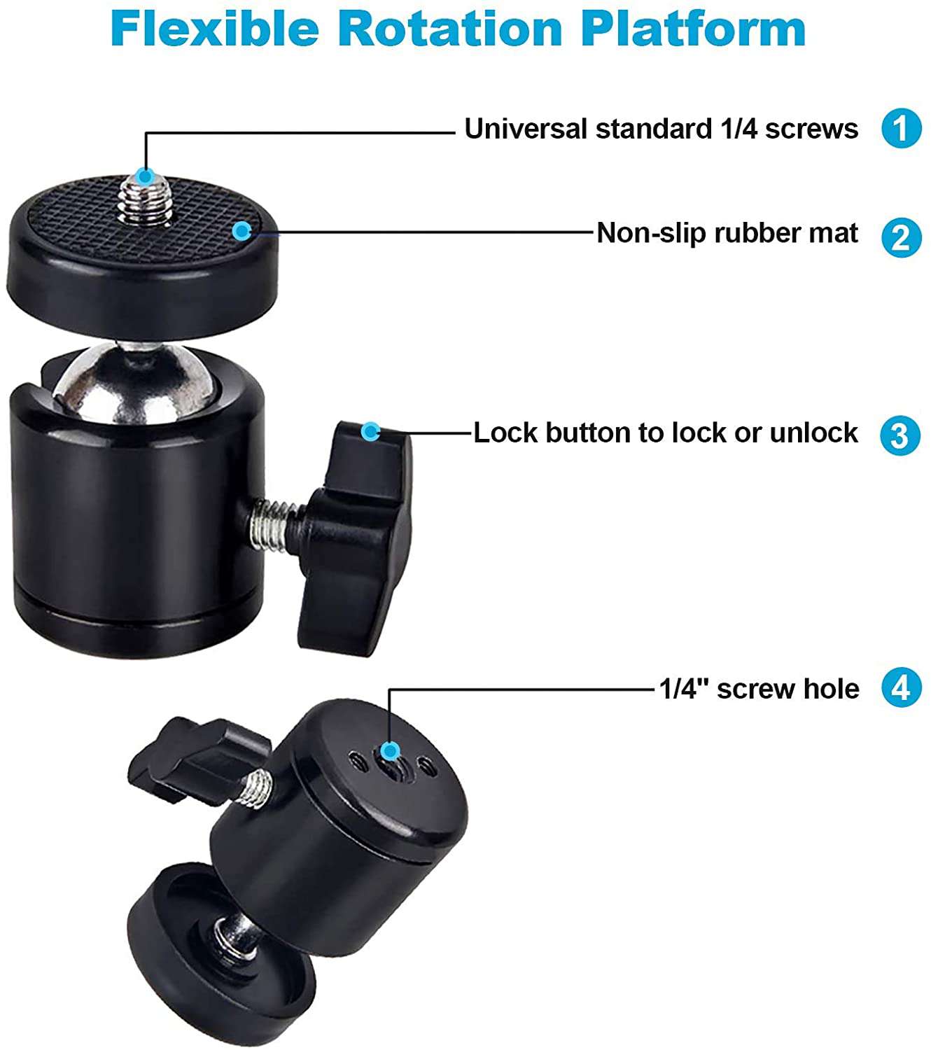 nexigo-mini-stativ-f-r-kamera-handy-webcam image 4