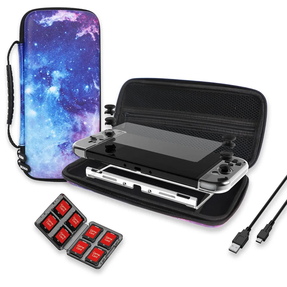 nexigo-tragetasche-zubeh-r-set-f-r-nintendo-switch-oled image 1