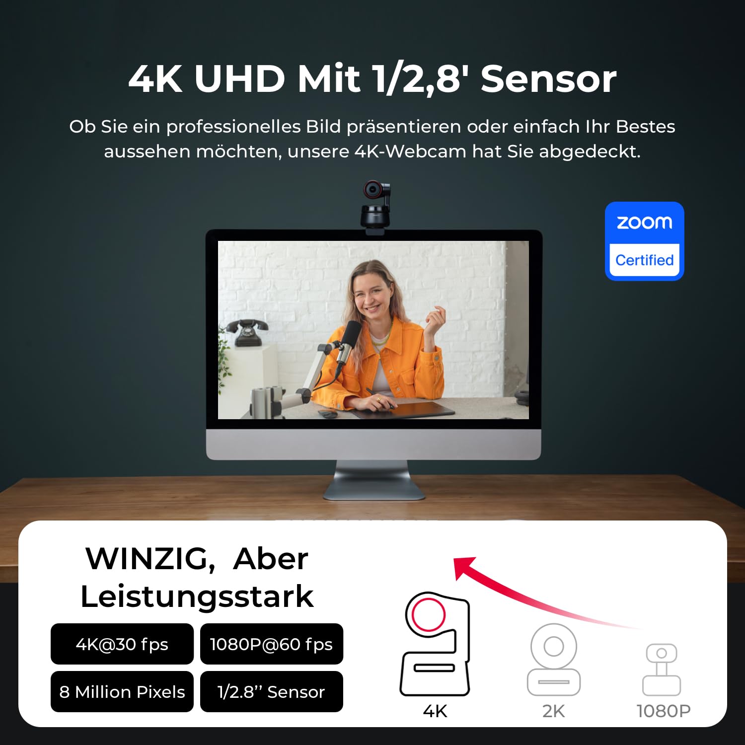 obsbot-tiny-4k-ptz-ki-webcam-mit-dual-mikrofon image 3