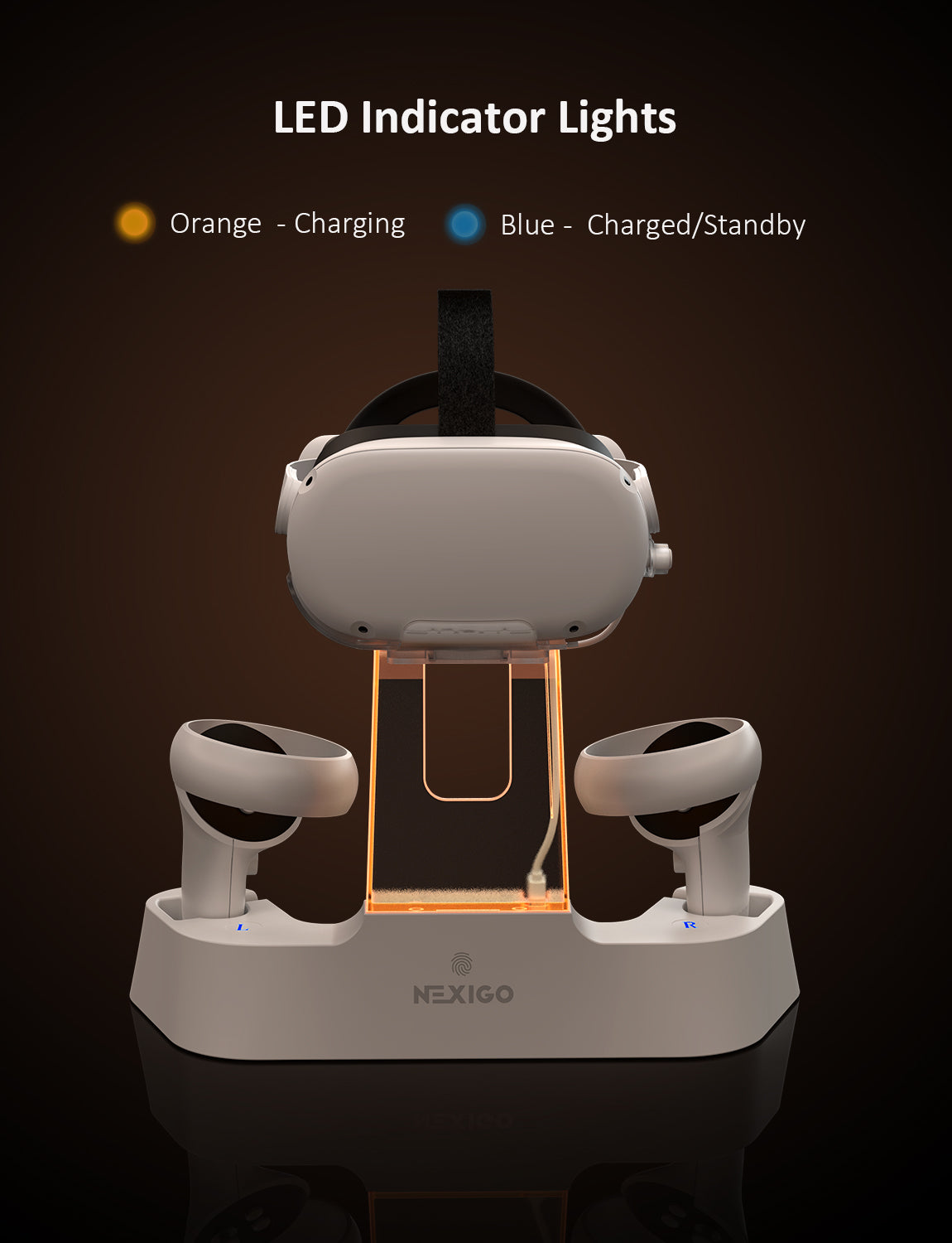 nexigo-quest-2-charging-dock-ladestation image 3