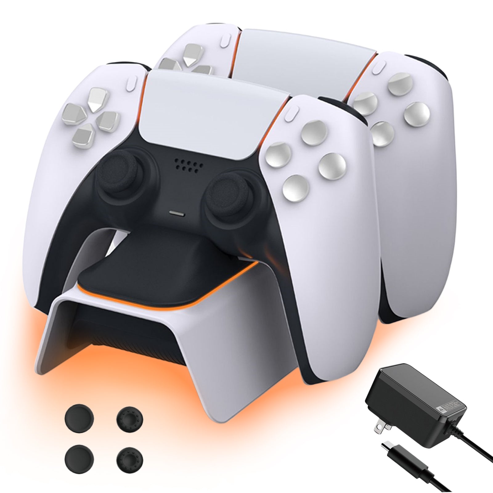 nexigo-ps5-controller-charger-mit-thumb-grip-kit image 3