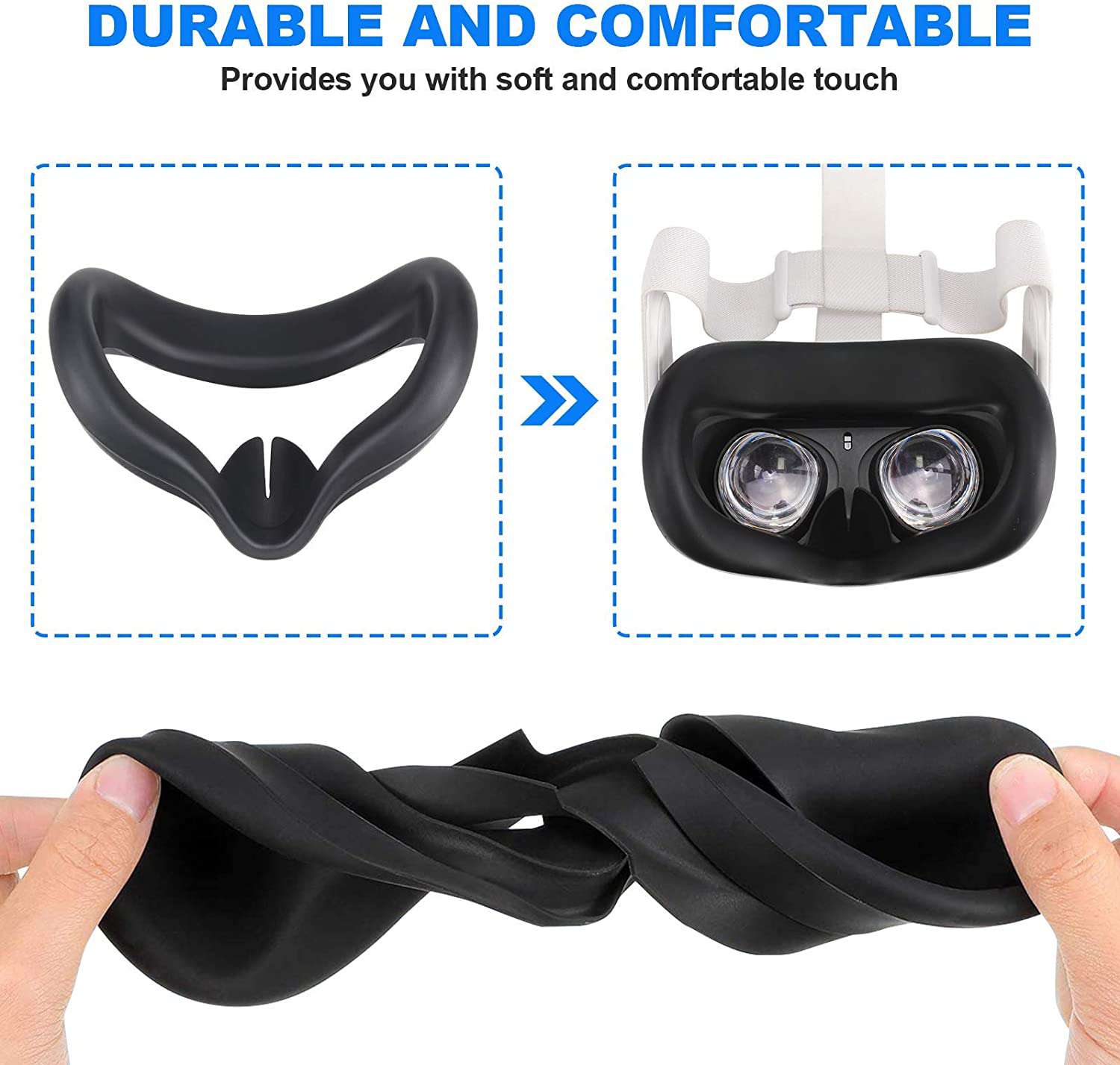 nexigo-silikon-gesichtsabdeckung-linsenabdeckung-f-r-meta-oculus-quest-2 image 2