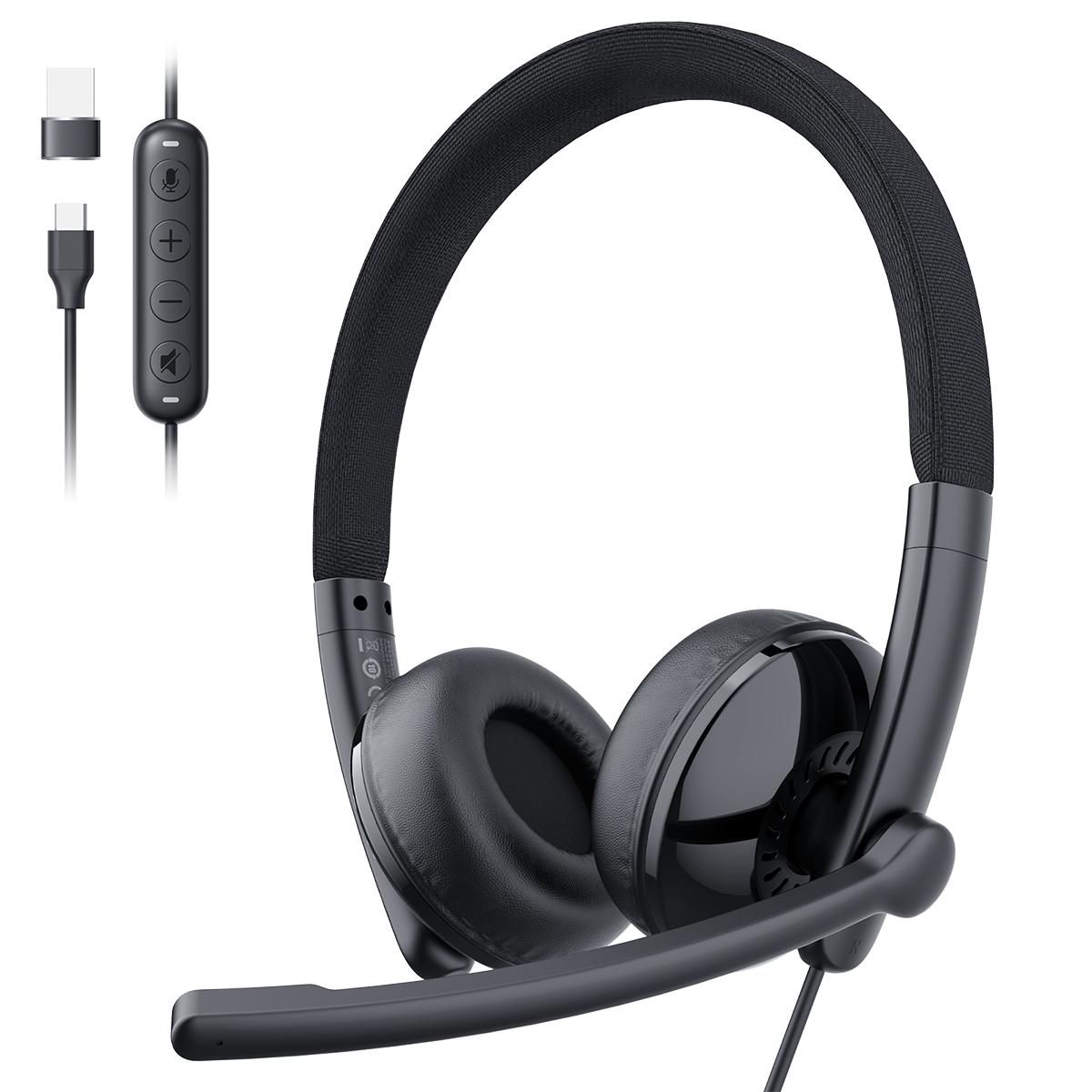 emeet-geniuscall-hs50-usb-headset-mit-noise-cancelling-mikro image 1