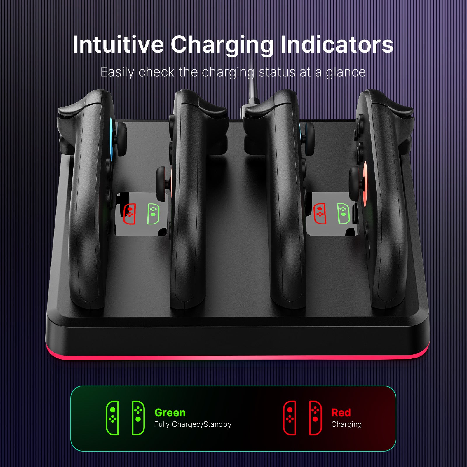 nexigo-controller-charger-dock-f-r-nintendo-switch-2-4x-joy-con image 7