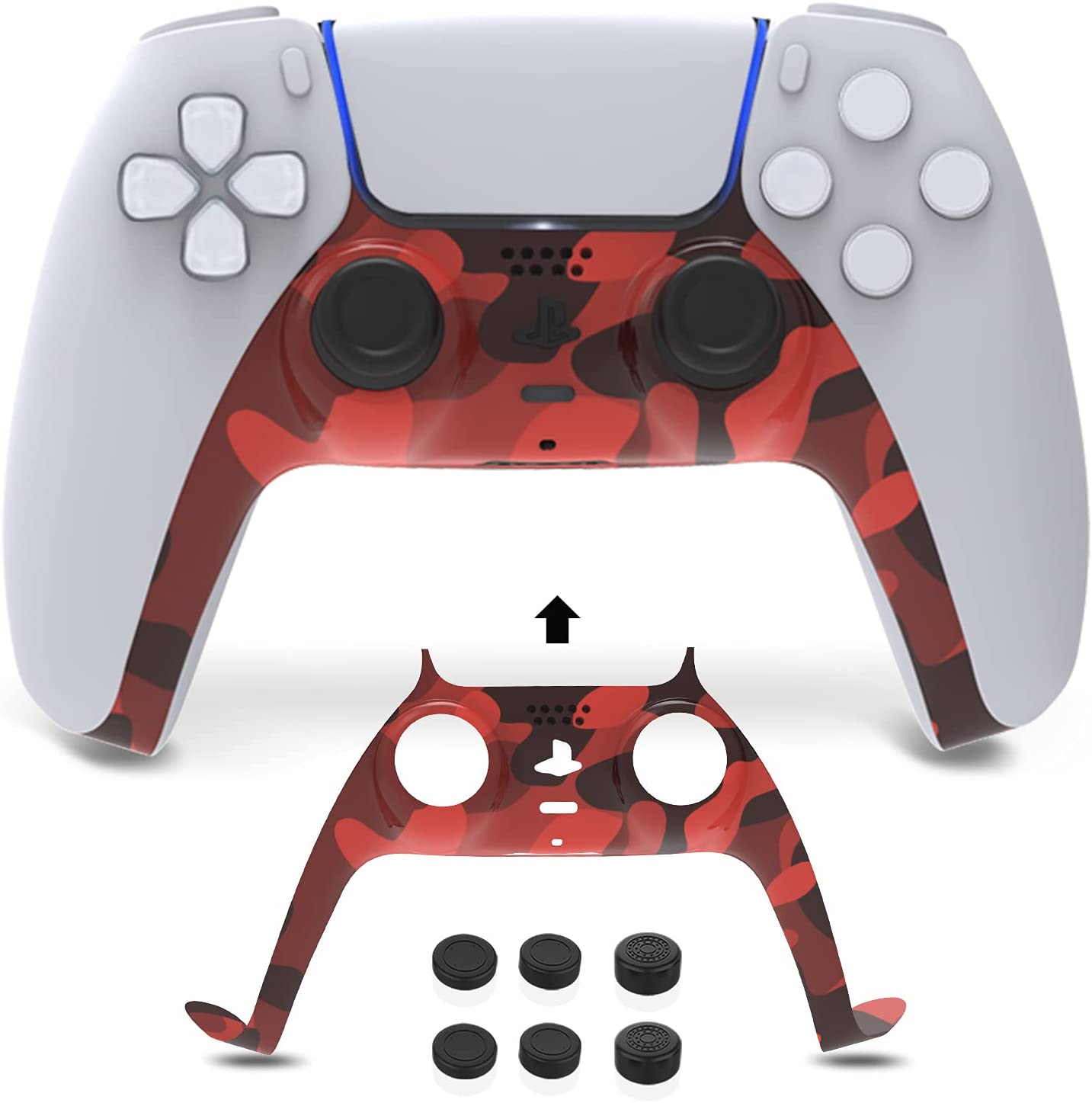 nexigo-ps5-controller-faceplate-mit-thumb-grips image 4