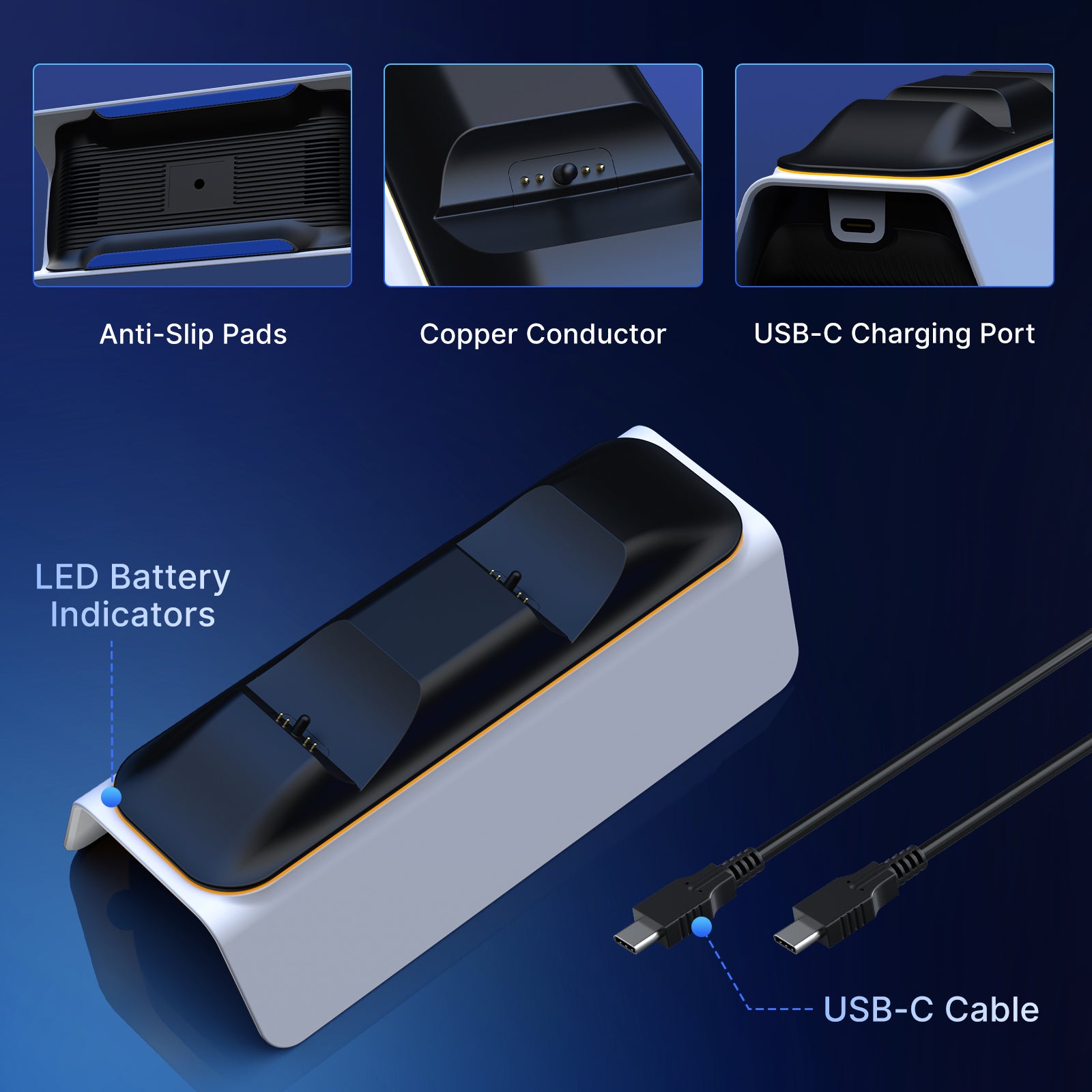 nexigo-upgraded-ps5-controller-ladestation image 7
