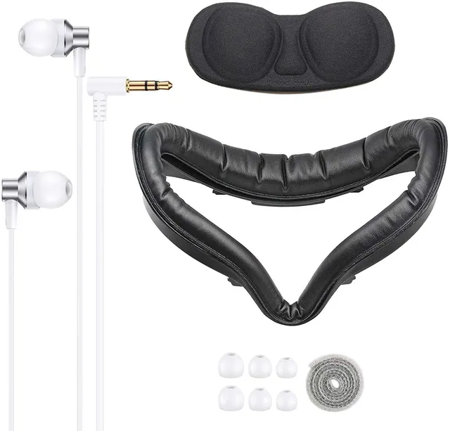 nexigo-pu-leder-gesichtsauflage-linsenabdeckung-ohrh-rer-set-f-r-oculus-quest-2 image 1