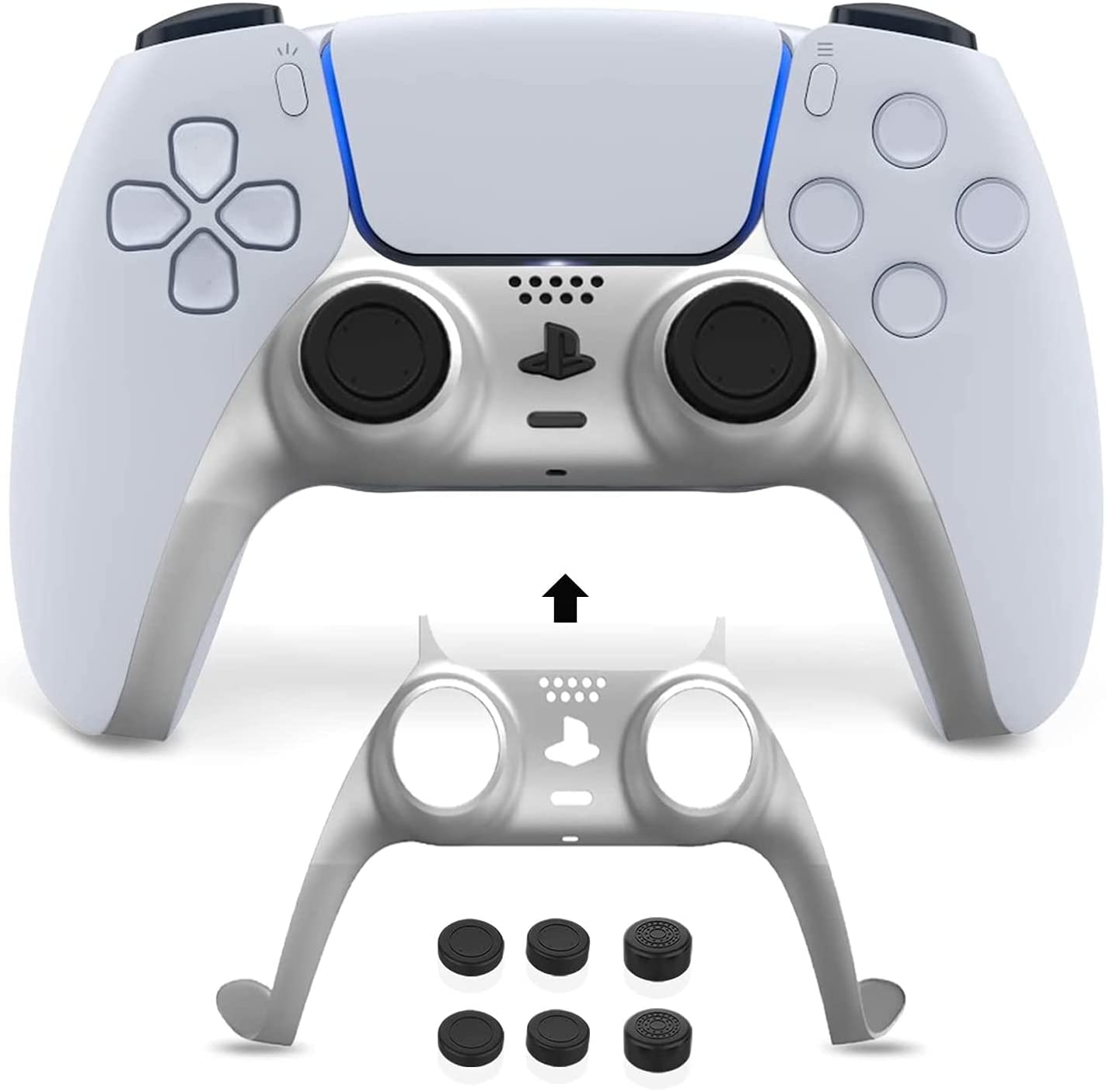 nexigo-ps5-controller-faceplate-mit-thumb-grips image 2