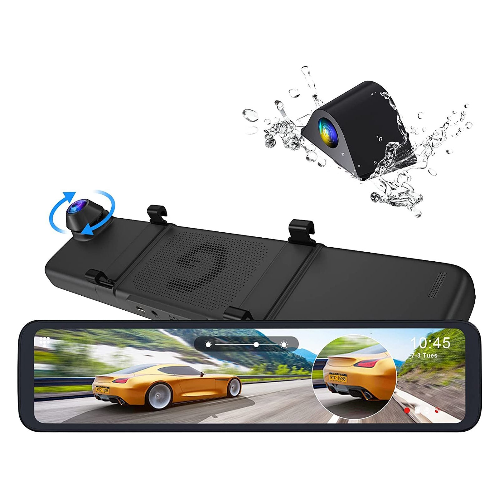 nexigo-d80-2-5k-spiegel-dashcam-12-zoll-touch-mit-r-ckkamera image 1