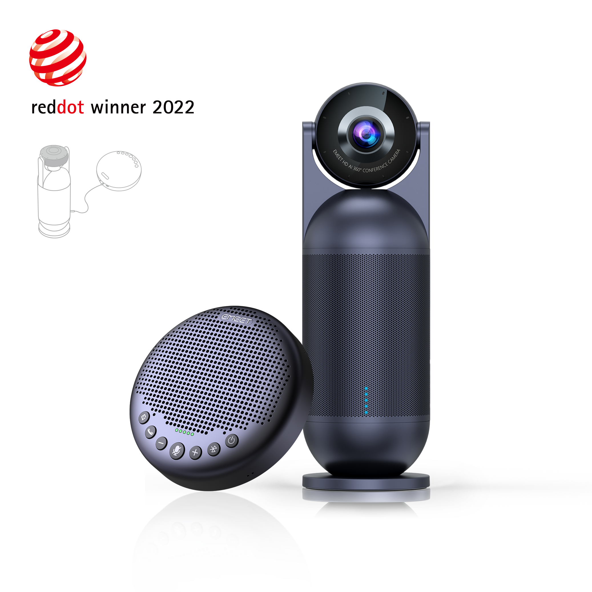 emeet-officecore-luna-plus-bluetooth-konferenzlautsprecher image 7