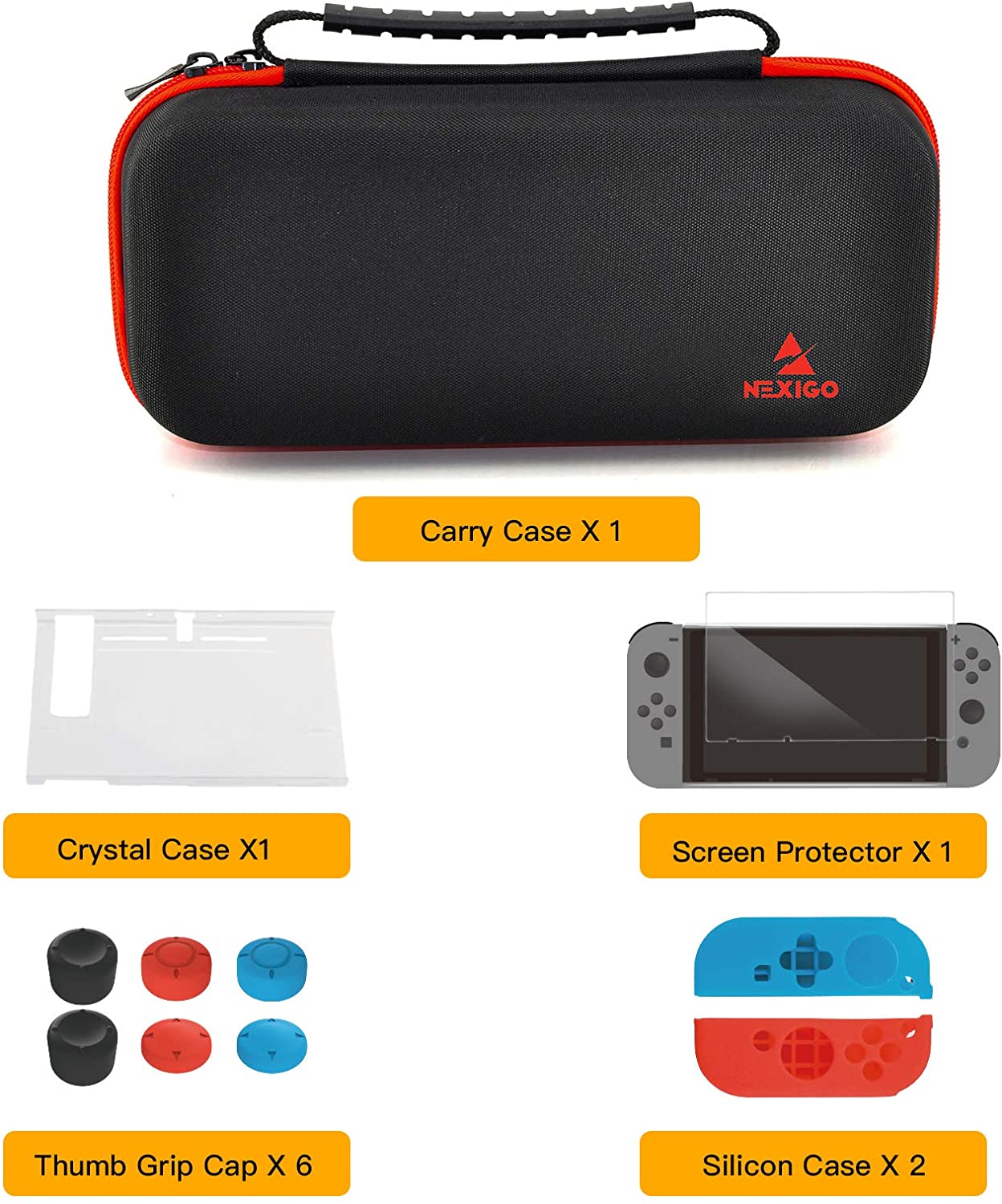 nexigo-tragetasche-und-zubeh-r-kit-f-r-nintendo-switch image 6