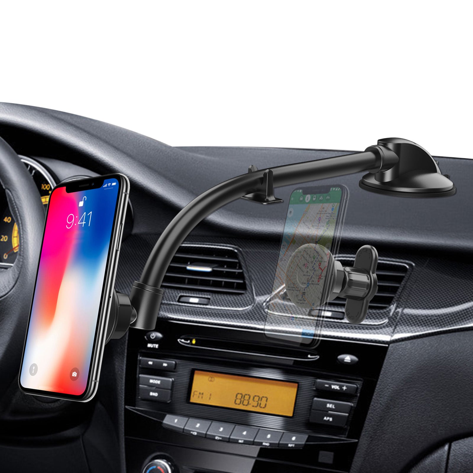 nexigo-3-in-1-magnetische-auto-handyhalterung-2021-upgrade image 2