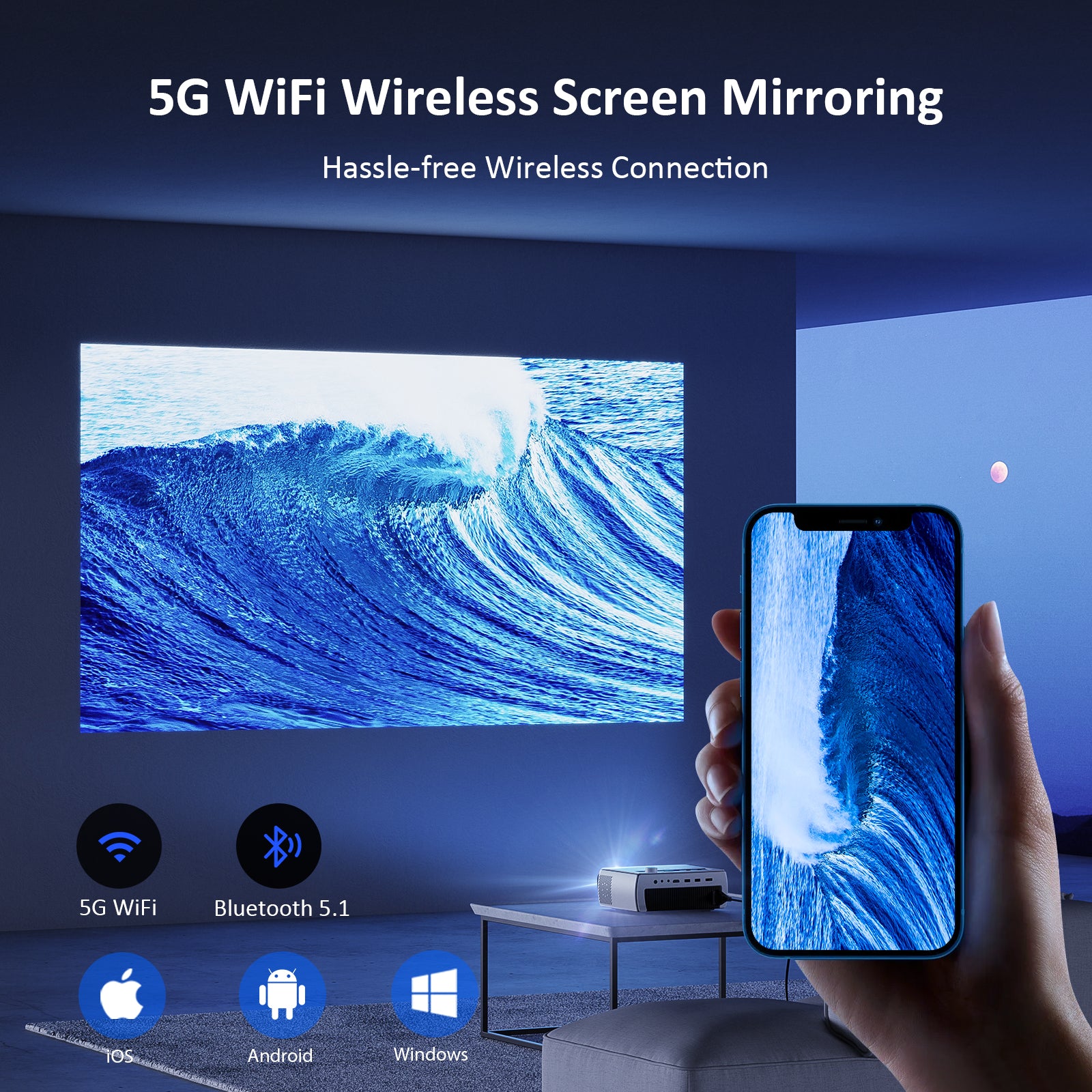 nexigo-pj10-lcd-projektor-full-hd-1080p-5g-wifi image 3