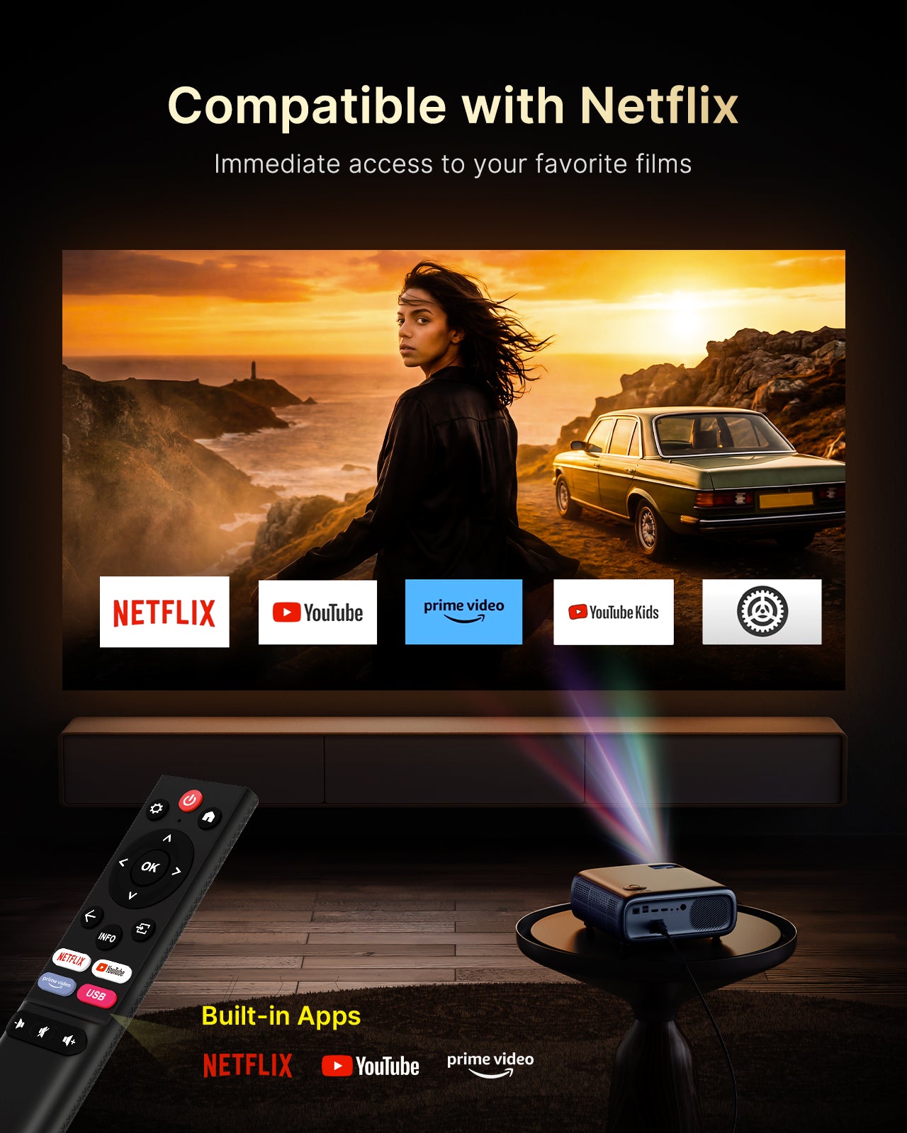 nexigo-pj40-ultra-outdoor-netflix-projektor image 2