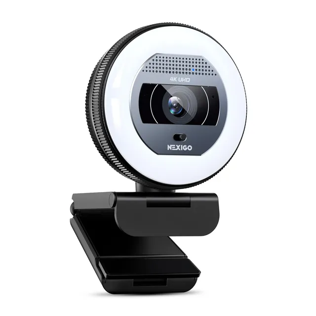 nexigo-n930e-pro-4k-webcam-mit-ringlicht-und-autofokus image 1