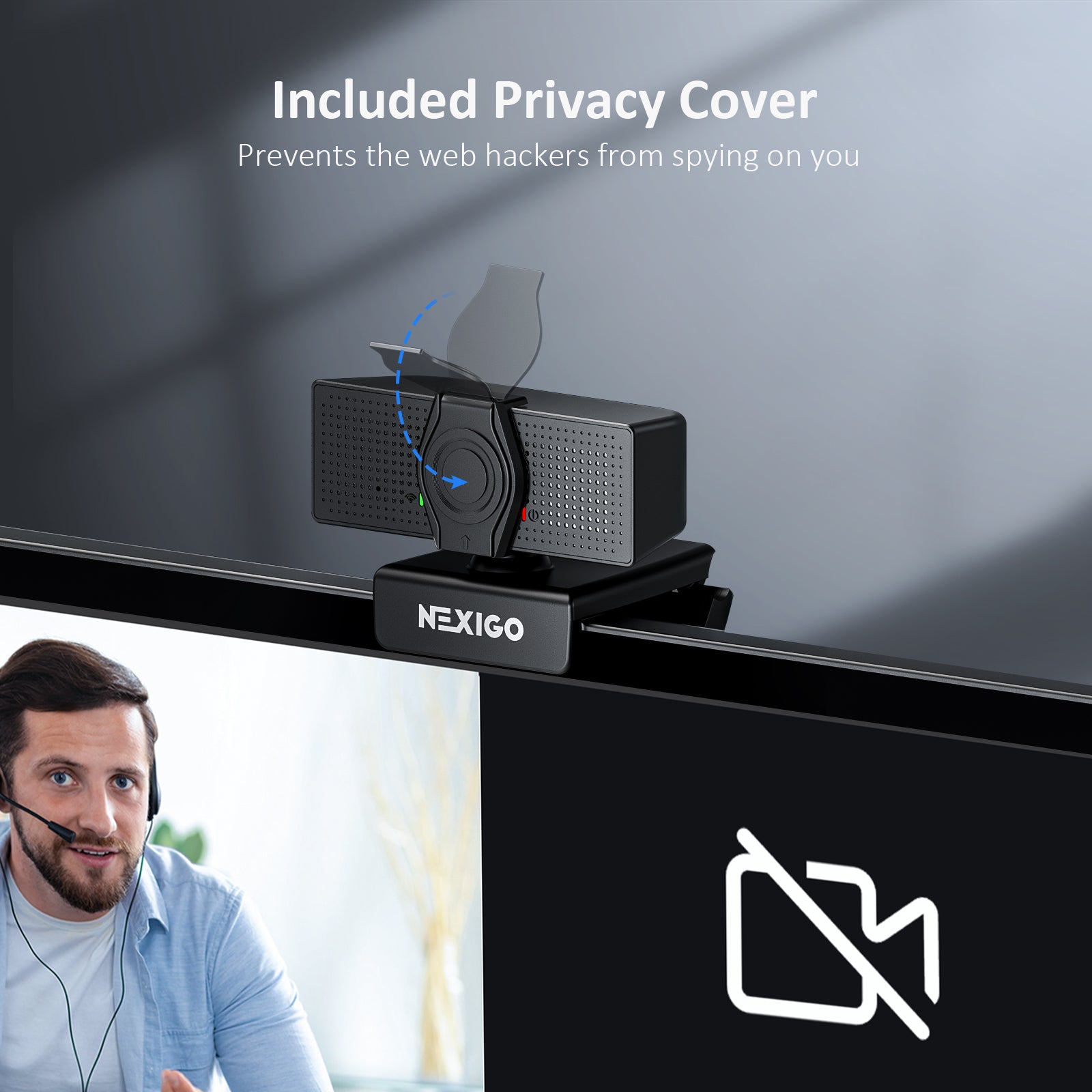 nexigo-1080p-webcam-mit-usb-c-kabel image 5
