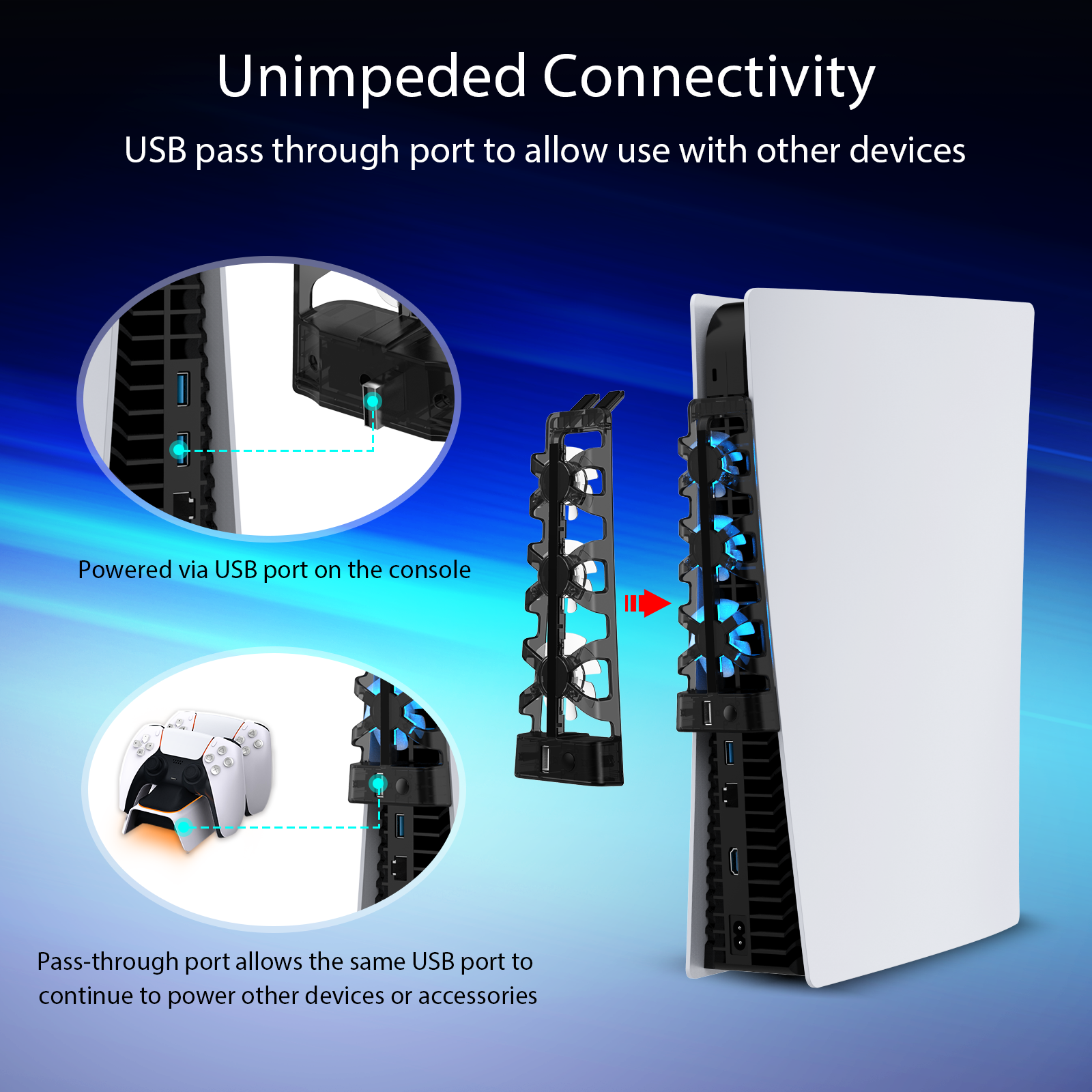 nexigo-ps5-cooling-fan-mit-led-licht-k-hler-l-fter-f-r-ps5-disc-digital image 3