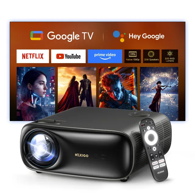 nexigo-pj40-pro-smart-beamer-full-hd-google-tv-800-ansi-lumen image 1