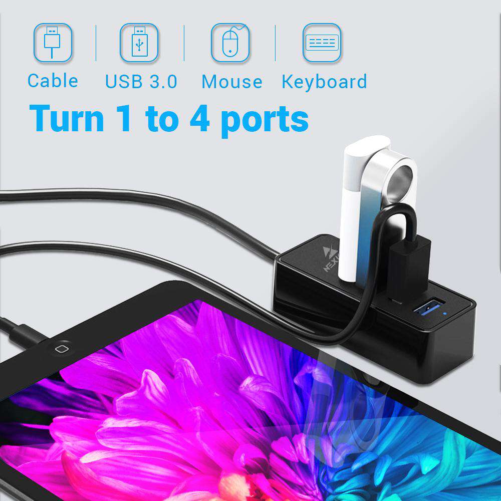 nexigo-4-port-usb-3-0-hub-webcam-zubeh-r image 2