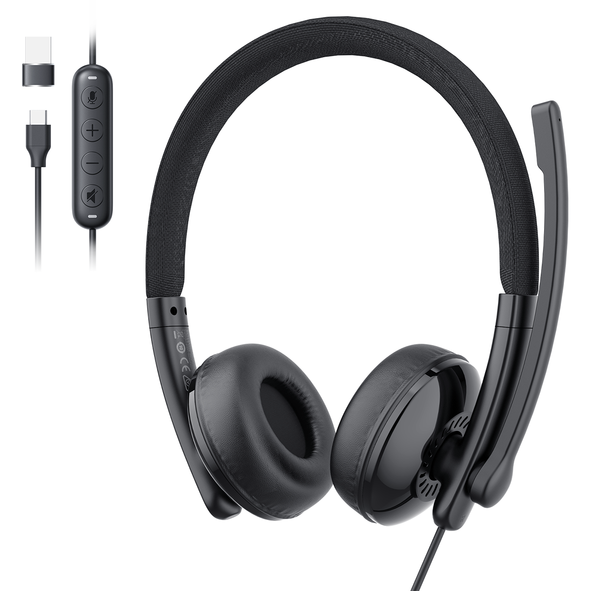 emeet-geniuscall-hs50-usb-headset-mit-noise-cancelling-mikro image 2