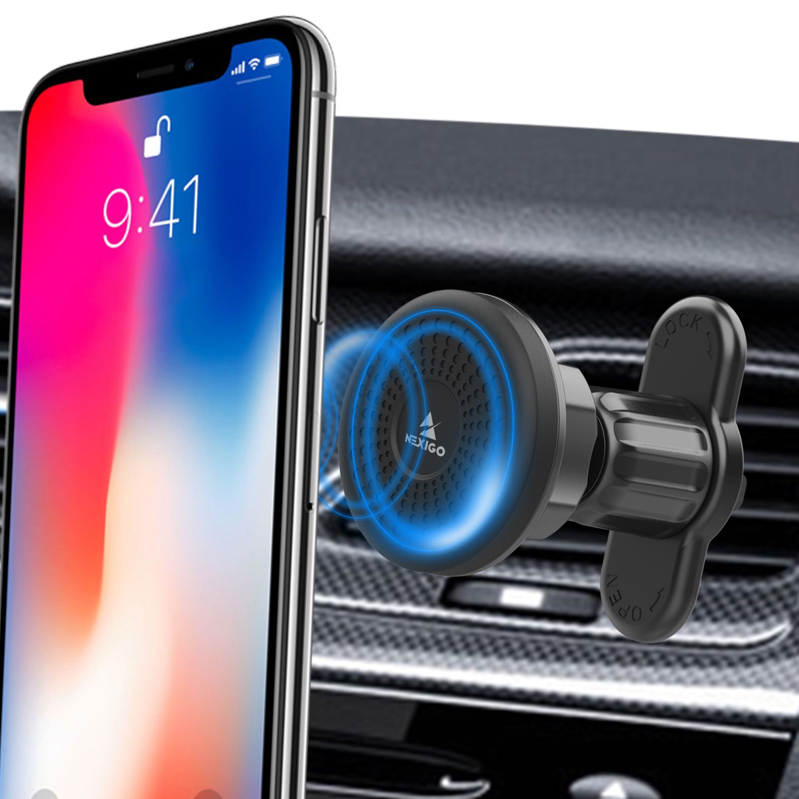 nexigo-3-in-1-magnetische-auto-handyhalterung-2021-upgrade image 3