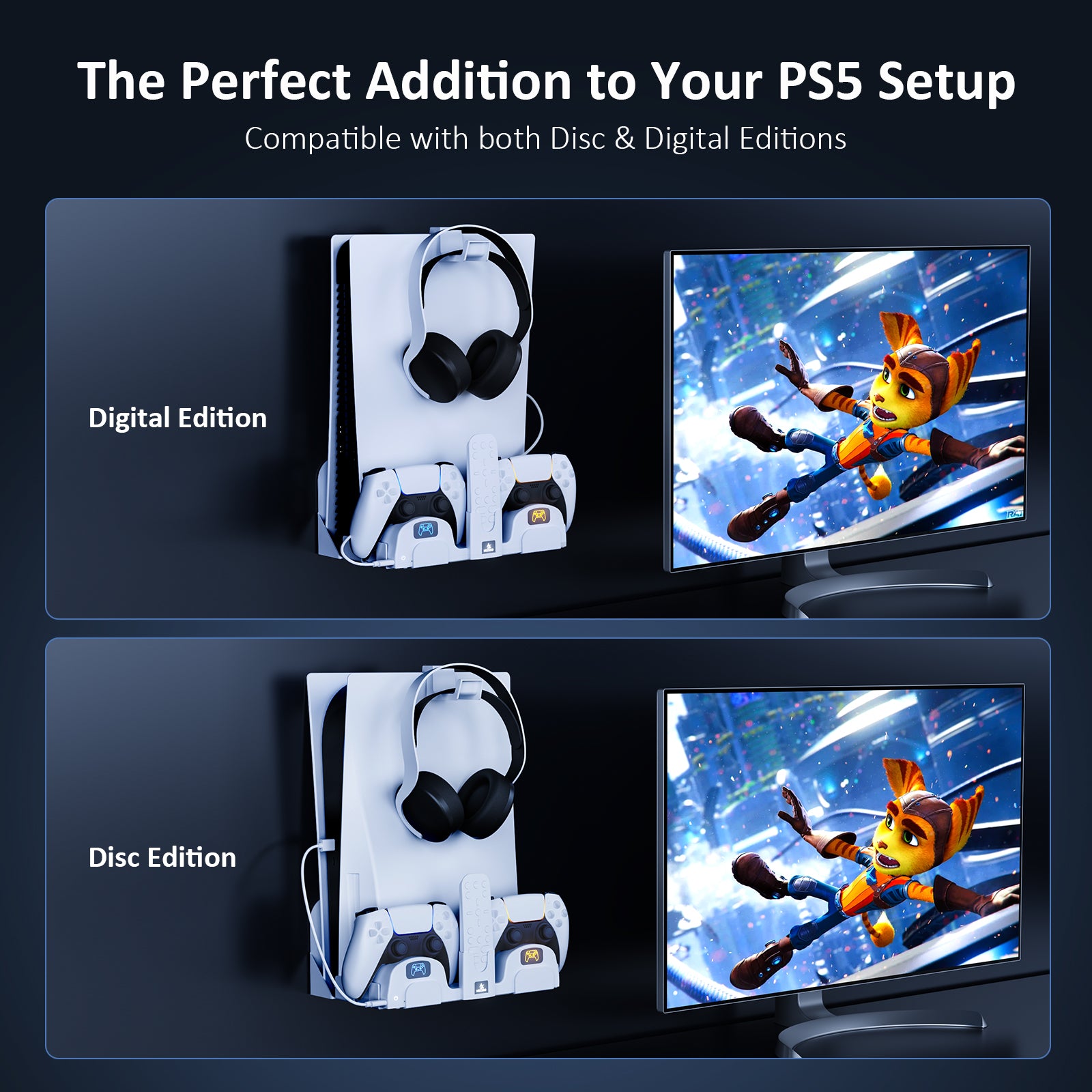 nexigo-ps5-wall-mount-kit-wandhalterungsset-f-r-ps5 image 6