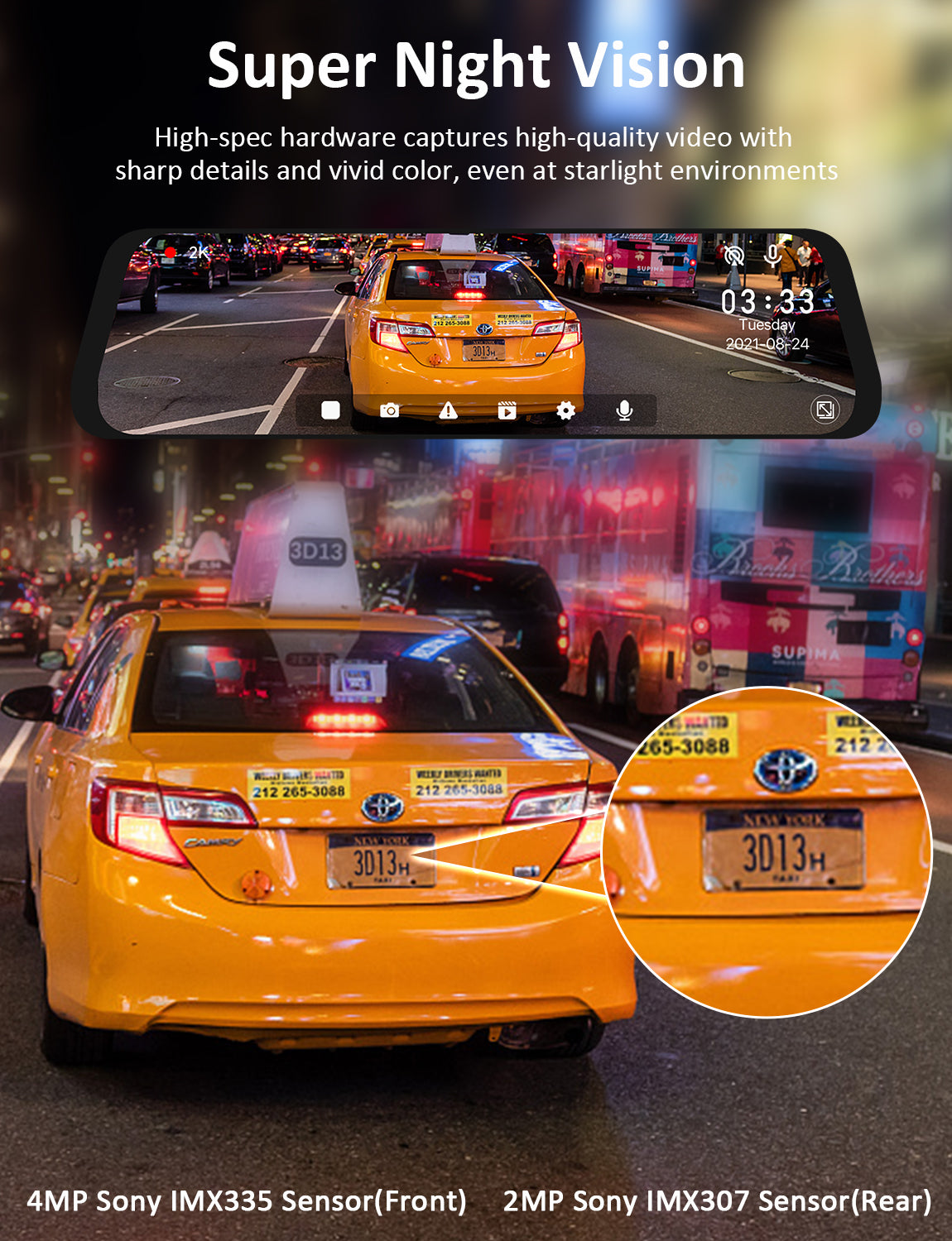 nexigo-d81-2-5k-spiegel-dashcam-mit-dual-sony-starvis image 2