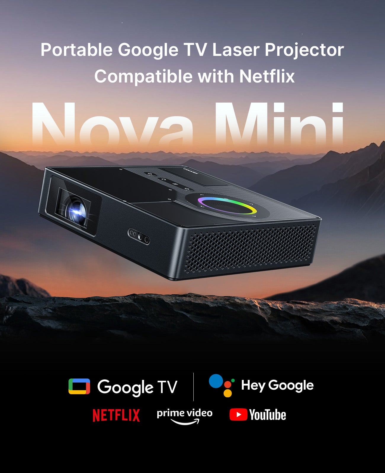 nexigo-nova-mini-smart-laser-projektor-google-tv-1080p image 2