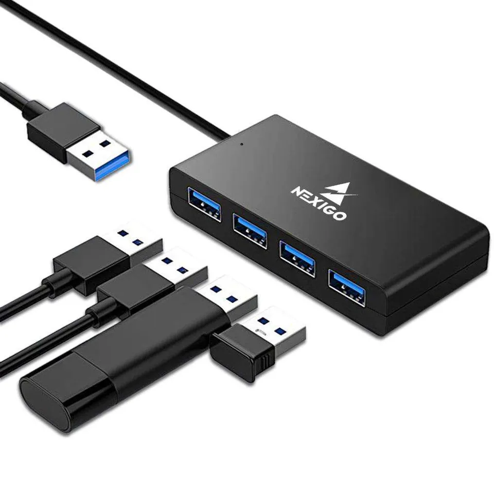 nexigo-4-port-ultra-slim-usb-3-0-hub image 1