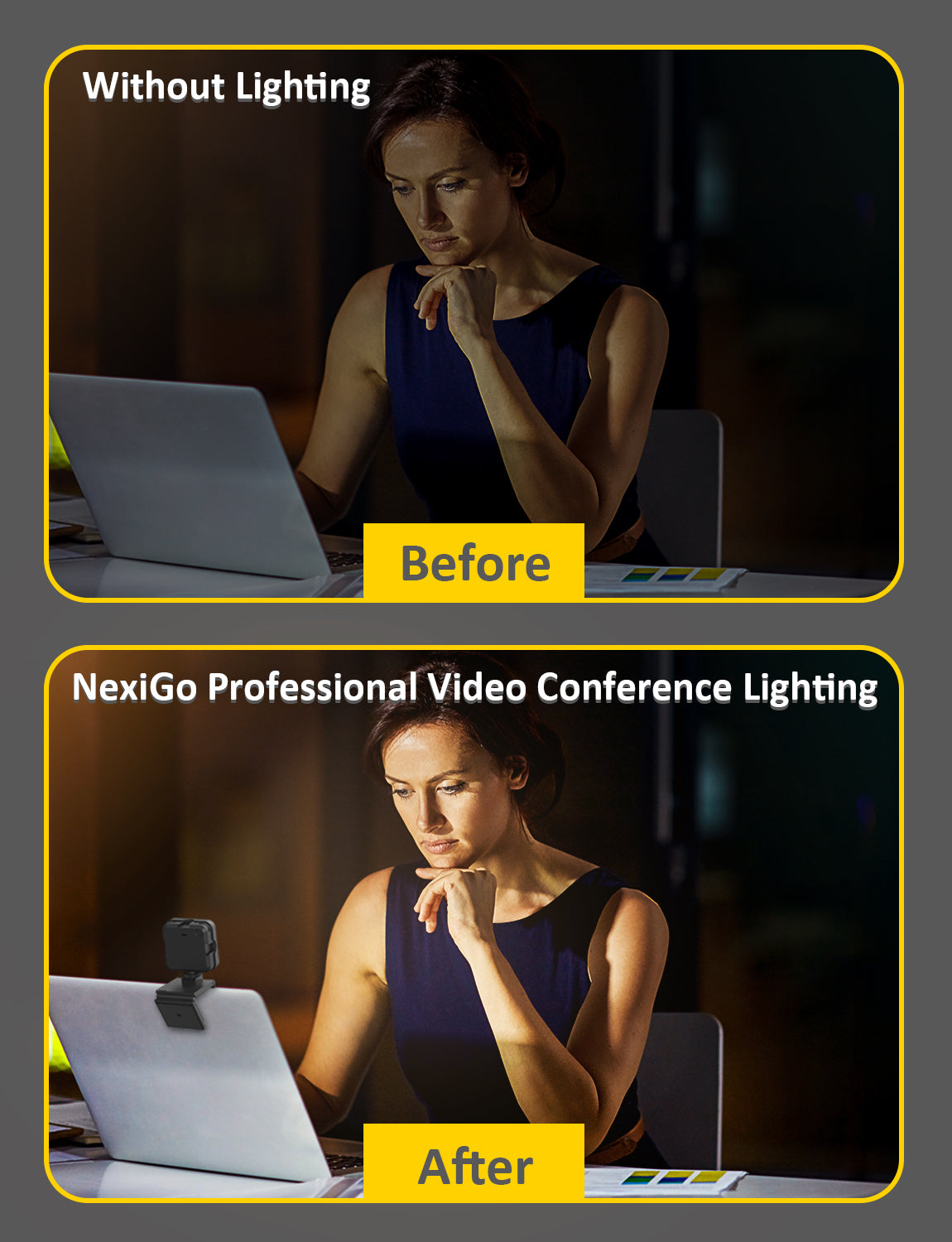 nexigo-glow-light-for-streamers-ringleuchte-f-r-webcam image 2
