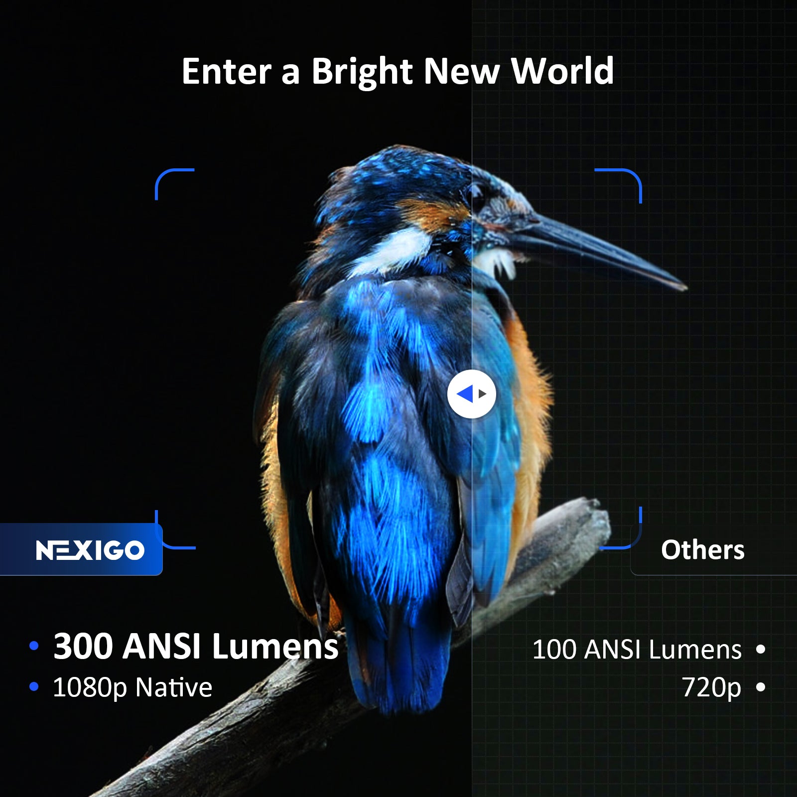 nexigo-pj10-lcd-projektor-full-hd-1080p-5g-wifi image 2