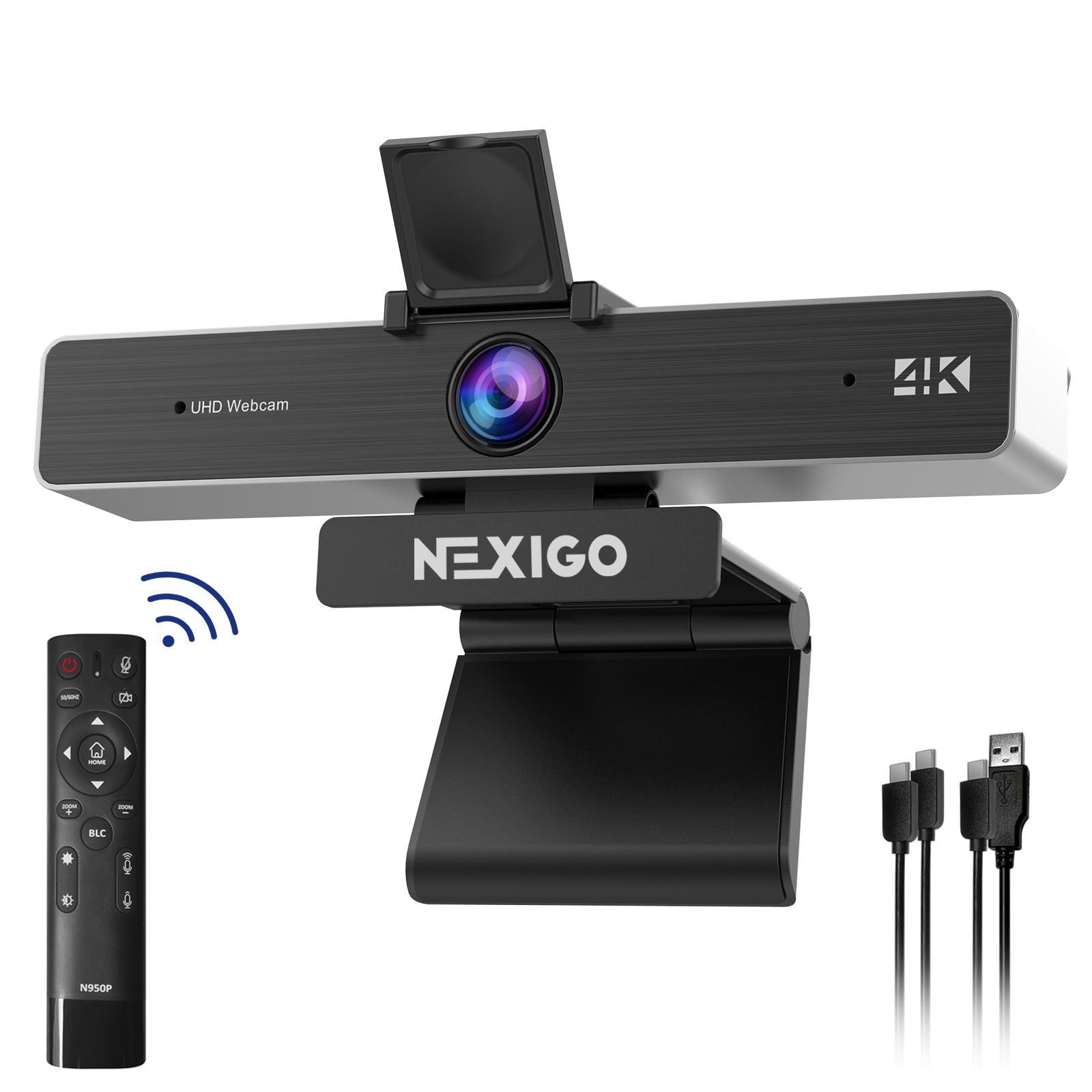 nexigo-n950p-4k-webcam-mit-5x-zoom-und-fernbedienung image 1