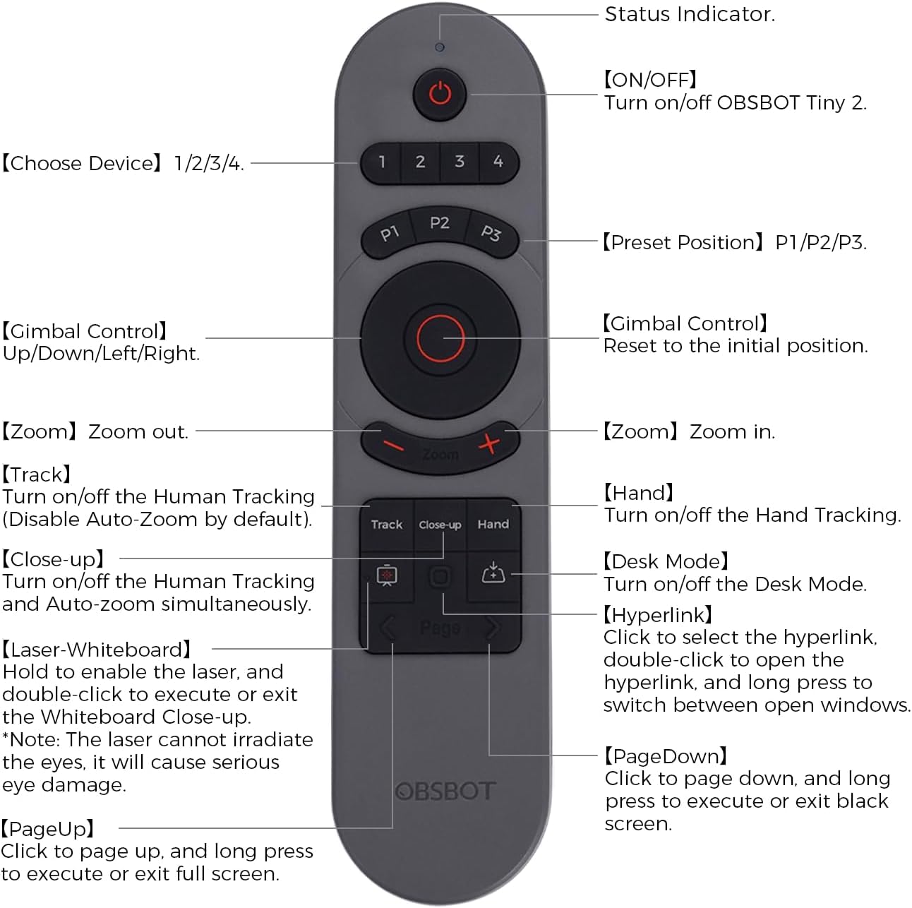 obsbot-tiny-2-4k-ptz-webcam-combo-mit-uvc-hdmi-adapter-smart-remote image 3