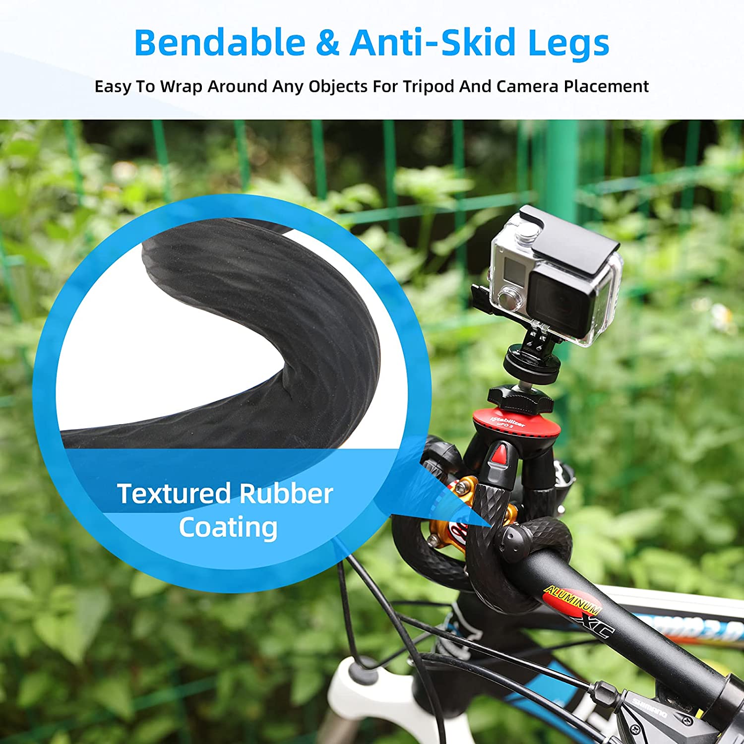 nexigo-flexible-tripod-stativ-f-r-kamera-handy-webcam image 3
