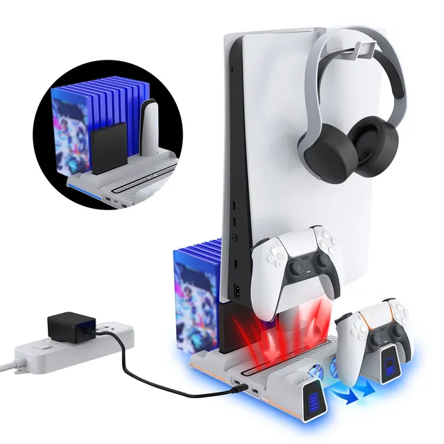 nexigo-ps5-cooling-stand-mit-rgb-strip-k-hler-st-nder-f-r-ps5 image 1