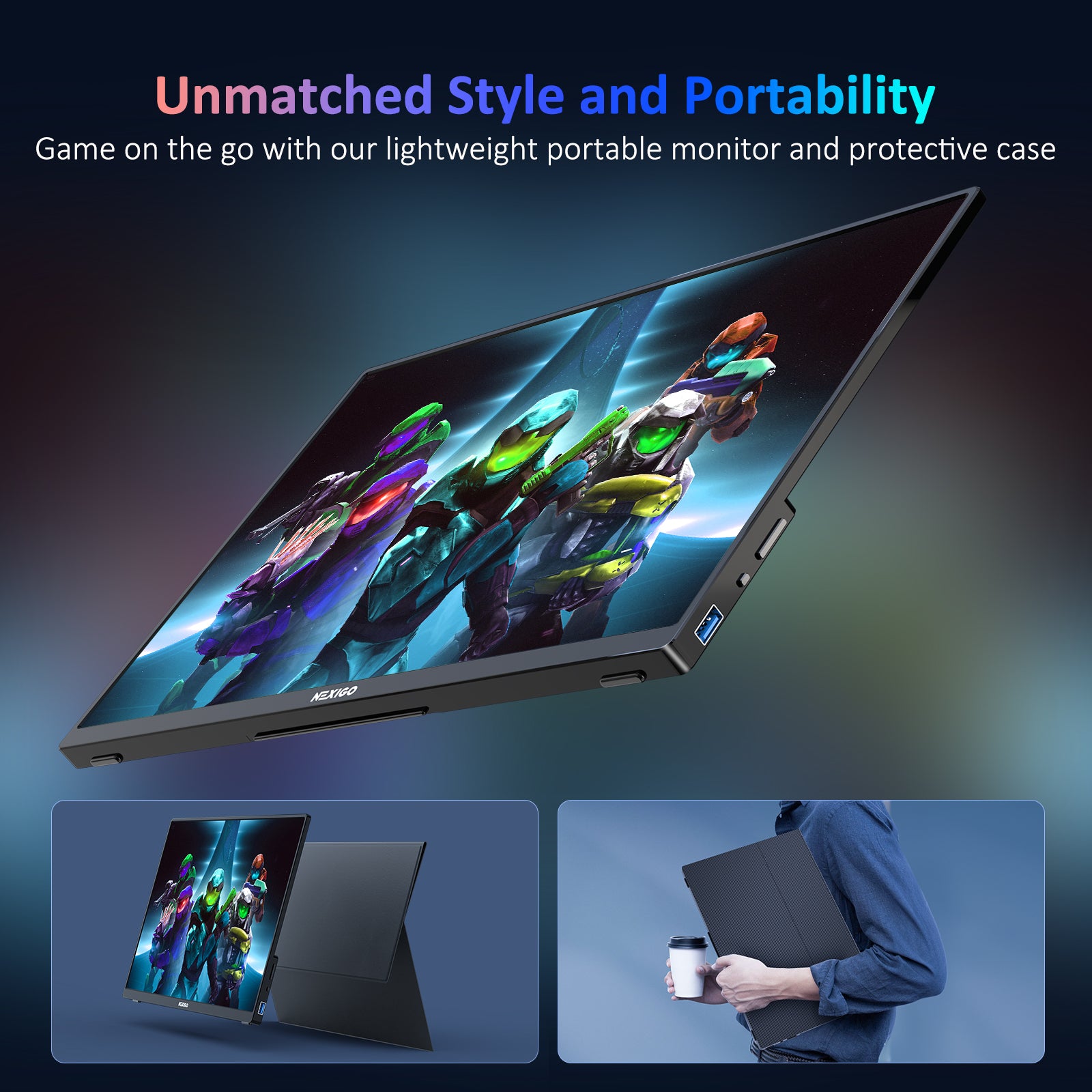 nexigo-ng16ufg-s-16-zoll-2-5k-144hz-portabler-monitor-mit-kickstand image 7