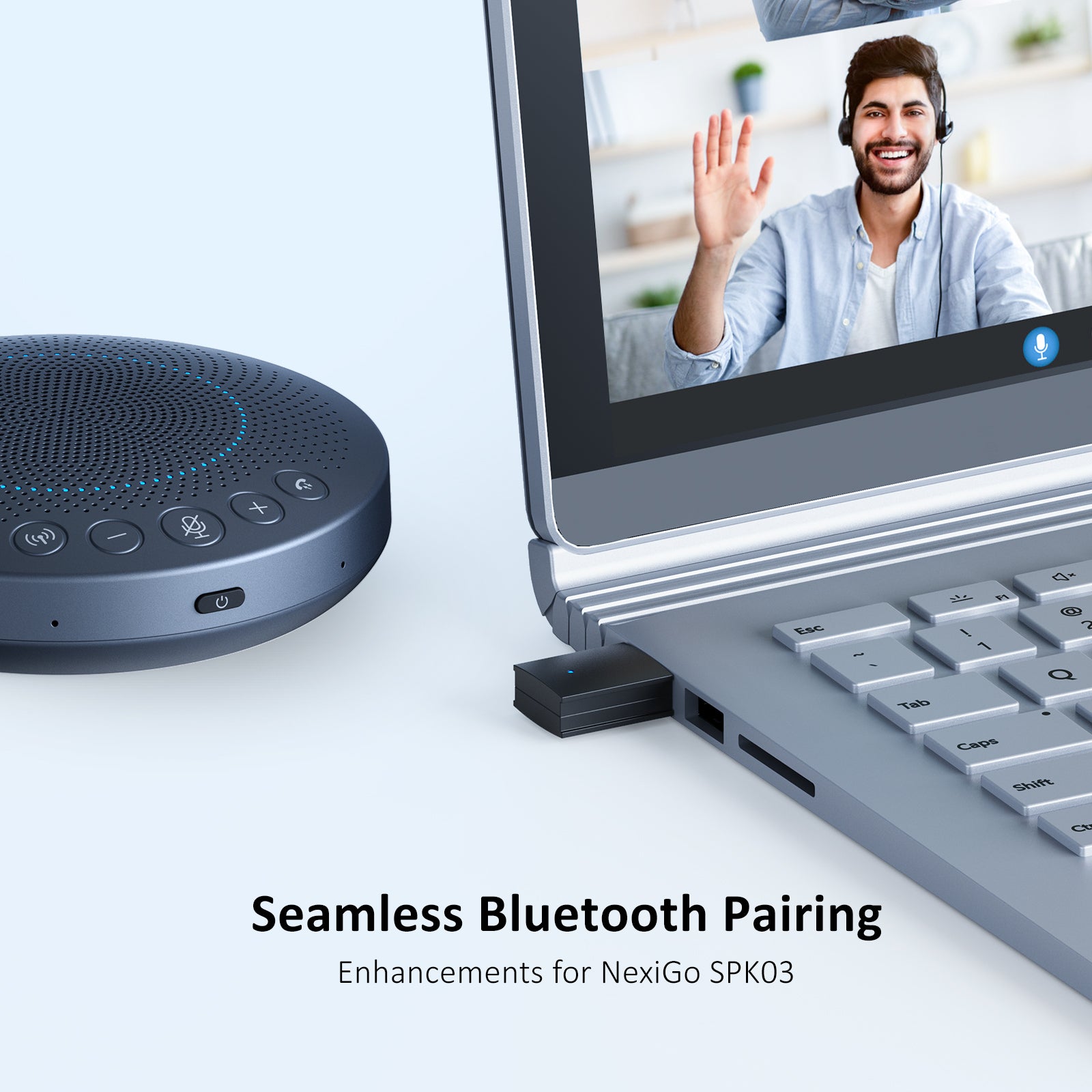 nexigo-usb-bluetooth-adapter-f-r-spk03-speakerphone image 2