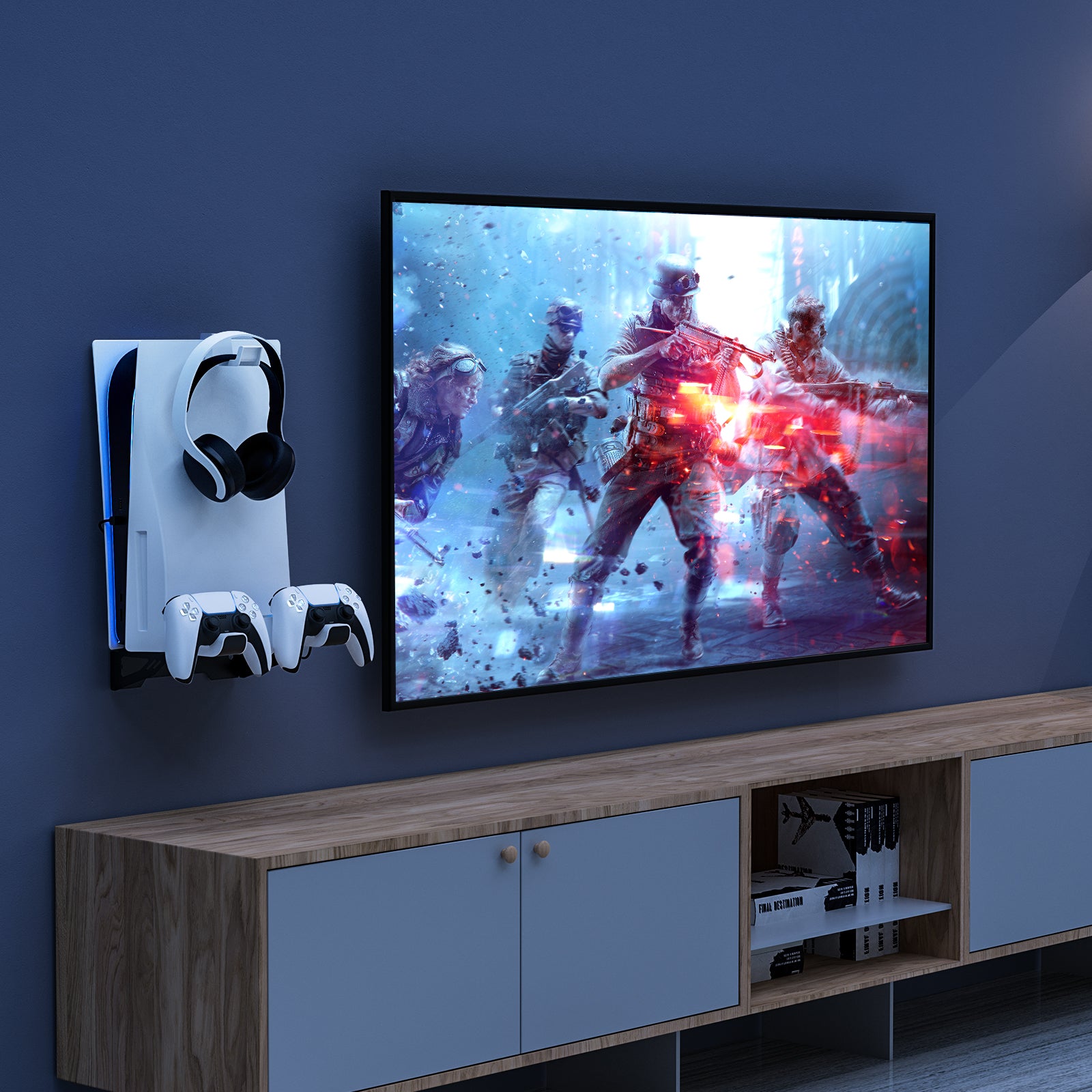 nexigo-wandhalterung-mit-controller-ladestation-f-r-ps5-disc-digital image 8