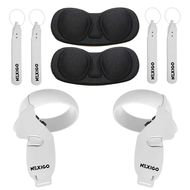 nexigo-controller-cover-set-mit-strap-und-linsenschutz-f-r-oculus-quest-2 image 1